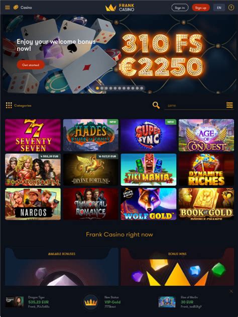 frank casino review